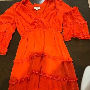 Alexis Kids Vibrant Red Dress